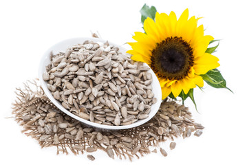 Isolated Sunflower Seeds