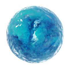 beauty blue sphere