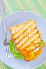 egg with bread