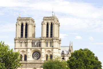 Obraz na płótnie Canvas Notre Dame de Paris cathedral