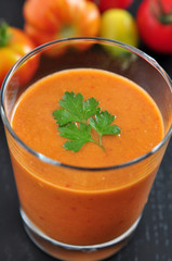 Gazpacho, kalte Tomatensuppe