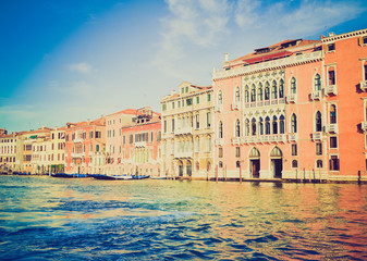 Fototapeta na wymiar Venice Venezia retro look