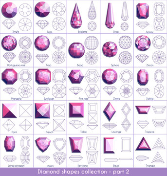 Diamond shapes collection - part 2