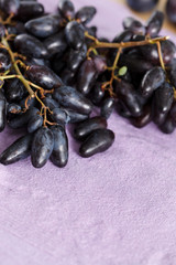 blue grapes