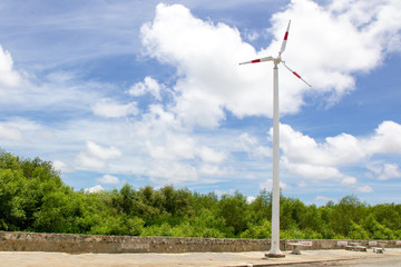 Fototapeta na wymiar Wind energy - turbines