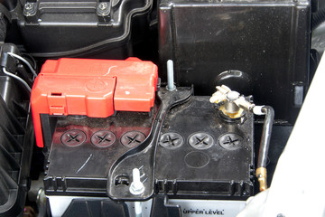 car battery in the engine room