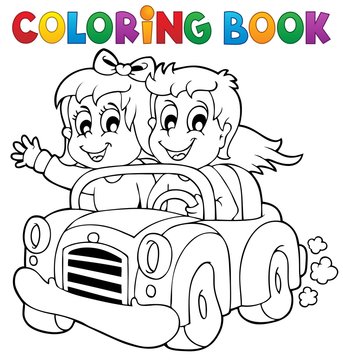 Coloring Book Car Theme 1