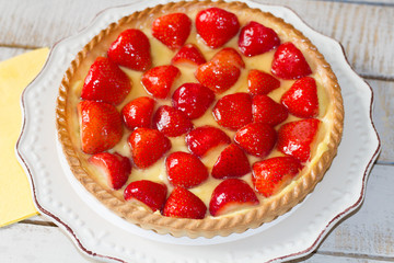 tarte aux fraises