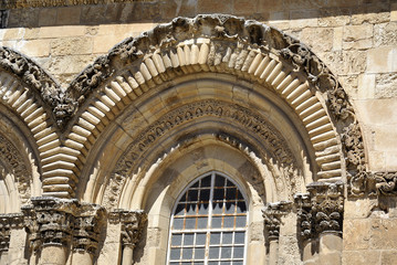 Holy Sepulchre Church window, Jerusalem
