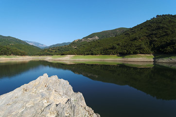 Corse, barrage d'Alesani
