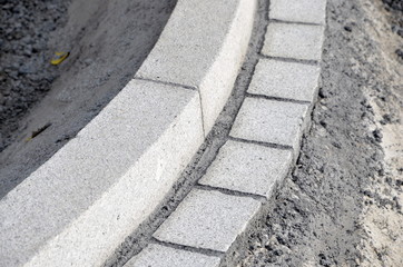 Obraz premium Strassenbau