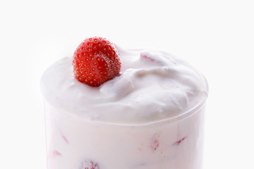 Erdbeeren mit Joghurt