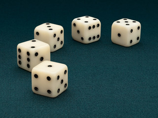 Five dice