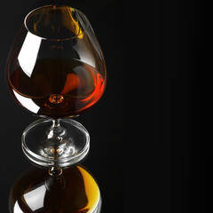 Glass of cognac