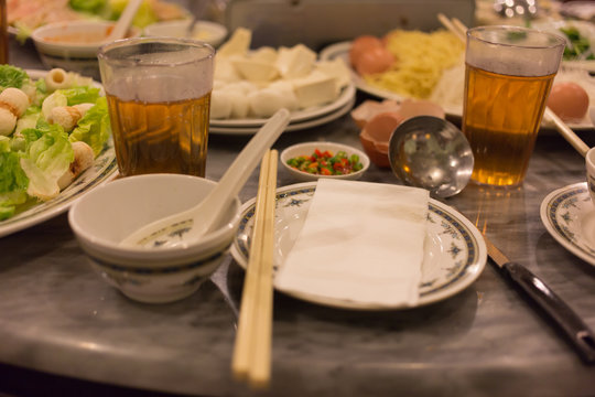 Sukiyaki - Japanese Dinner