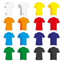 Set of colorful Tshirt for men