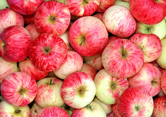 Backgrounds of red apples