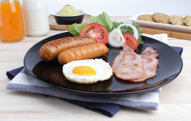 breakfast on the table