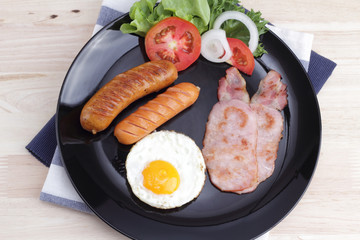 breakfast on the table