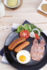 breakfast on the table