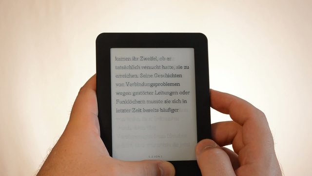 e-book reader bright man thumb