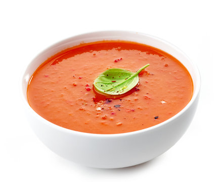 Fototapeta Bowl of tomato soup