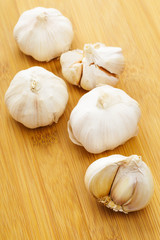 Garlic close up