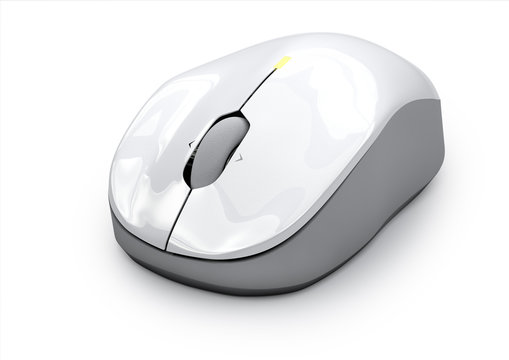 Souris PC blanche_face