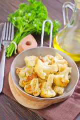fried cauliflower