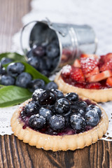 Blueberry and Strawberry Tart