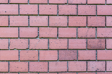 Old brick wall pattern closeup