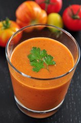 Gazpacho, kalte Tomatensuppe