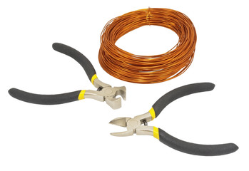 A roll of copper wire