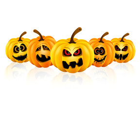 Pumpkin for Halloween isolated