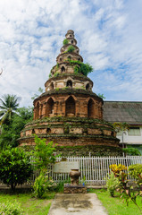 Obraz premium Ancient stupa - Wat Puag Hong , Chiangmai , Thailand