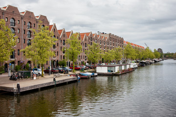 Apartment Buildings on Entrepotdok in Amsterdam