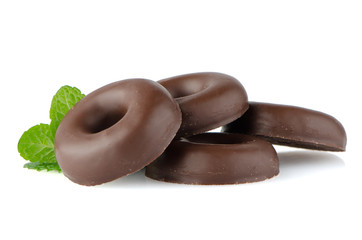 Chocolate donut cookies