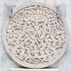 Buddhist stone carving