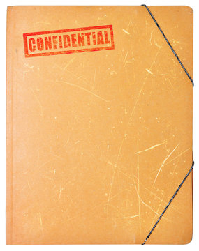 Confidential folder for papers