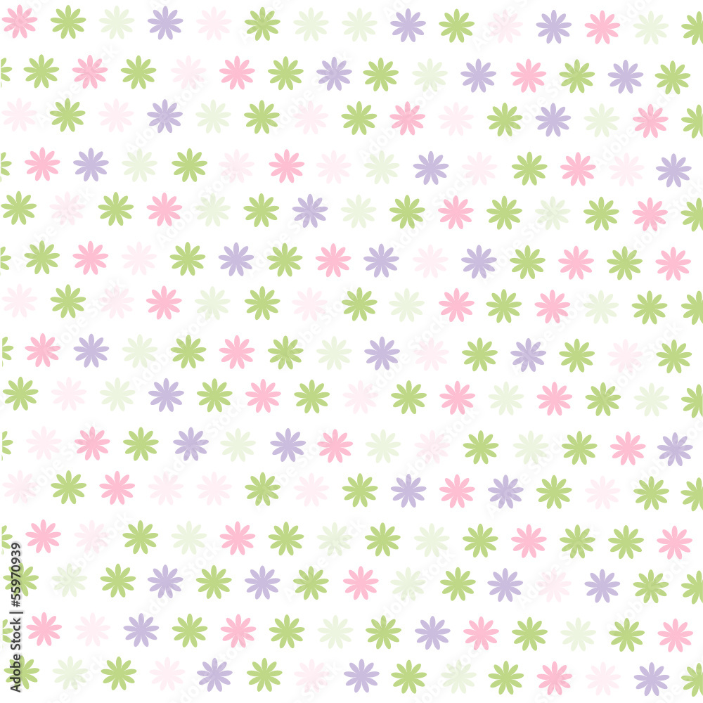 Canvas Prints Seamless floral pattern, wallpaper