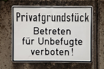 Privatgrundstück