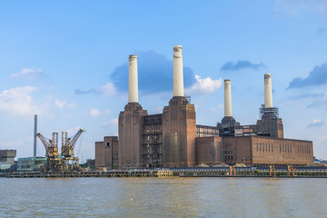 Obraz premium Abandoned Battersea Power Station, London, UK