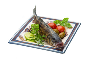 Roasted seabass