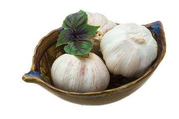 Ripe garlic