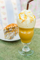 Caramel coffee