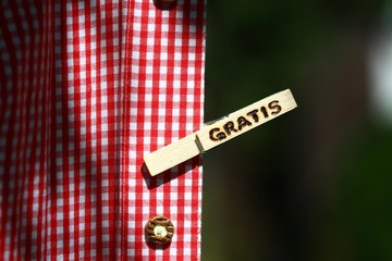 hemd waescheklammer gratis I