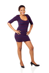 Fototapeta premium cute young african woman posing