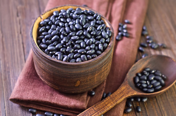 Fototapeta na wymiar black beans