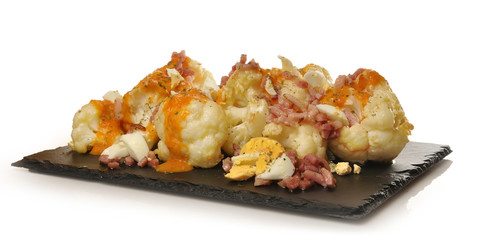 Coliflor rebozada
