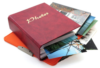 photo albums isolated